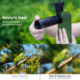 NEEWER LS-36 Ultra 7X Telephoto Lens with 10X Magnification & Phone Lens Clip, view 3