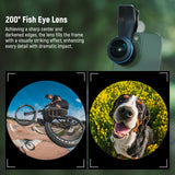 NEEWER LS-57 200° Fish Eye VR Lens with 17mm Thread Phone Lens Clip, view 5