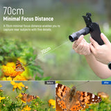 NEEWER LS-78 400mm Phone Telephoto Lens with 17mm Threaded Lens Clip, view 4