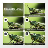 NEEWER LS-87 4 Pack Phone Macro Lens Kit, view 3