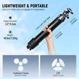 NEEWER LT07 61" Aluminum Travel Tripod, view 2
