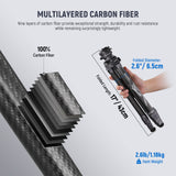 NEEWER LT32 62" Carbon Fiber Travel Tripod, view 4