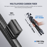 NEEWER LT34 62" Carbon Fiber Travel Tripod, view 3