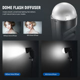 NEEWER M12 Magnetic Dome Diffuser for Z3R Z2PRO Z2 Z1 Speedlite, view 2