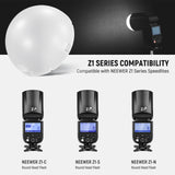 NEEWER M12 Magnetic Dome Diffuser for Z3R Z2PRO Z2 Z1 Speedlite, view 5