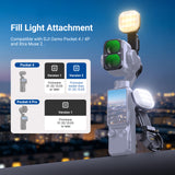 NEEWER M30 Magnetic Fill Light Compatible with DJI Pocket 4 / 4P / Xtra Muse 2, view 5