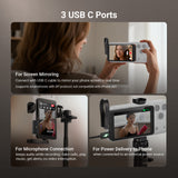 NEEWER BASICS M4C 4" Magnetic Vlog Selfie Monitor Screen, view 3