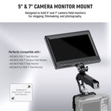NEEWER MA019 Camera Monitor Mount with Cold Shoe 360° Swivel 180° Tilt, view 2
