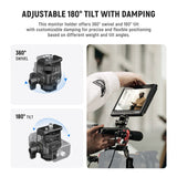 NEEWER MA019 Camera Monitor Mount with Cold Shoe 360° Swivel 180° Tilt, view 5