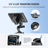 NEEWER MA022 Camera Field Monitor Mount Holder Bracket, view 3