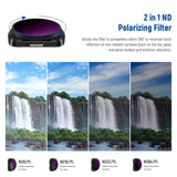 NEEWER FL-4NL 4-Pack Magnetic ND/PL Filter Kit for DJI Osmo Pocket 2/1, view 2