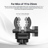NEEWER MH3 Microphone Holder with Cold Shoe Adapter, view 3