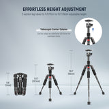 NEEWER M521 20" Portable Desktop Mini Tripod, view 3