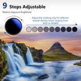 NEEWER MRC Variable ND2-ND400 Lens Filter, view 4