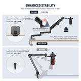 NEEWER MS002 Low Profile Mic Arm Desk Mount, view 5