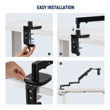 NEEWER MS002 Low Profile Mic Arm Desk Mount, view 6