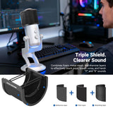 NEEWER MS020/MS021 Microphone Pop Filter, view 2