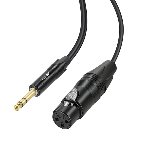 NEEWER MS025 6.35mm 1/4 Inch TRS to XLR Female Cable