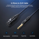 NEEWER MS025 6.35mm 1/4 Inch TRS to XLR Female Cable, view 2