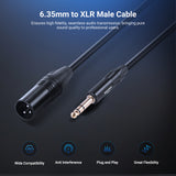NEEWER MS026 6.35mm 1/4 TRS to XLR Male Cable, view 2