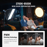 NEEWER MS150B 130W Bi-Color LED Video Light, view 5