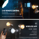 NEEWER MS60B Bi-Color LED Video Light Handheld Spotlight, view 5
