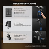 NEEWER MS60B Bi-Color LED Video Light Handheld Spotlight, view 6