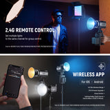 NEEWER MS60C RGB LED Video Light Handheld Spotlight, view 6
