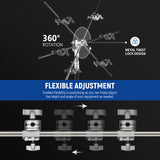 NEEWER Swivel Head Holder Mounting Adapter, view 4