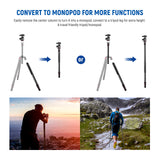NEEWER N55CR 80.7” Carbon Fiber Tripod Monopod, view 6