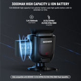 NEEWER NB-Z1 PRO 7.2V/3000mAh Replacement Li ion Battery for Flash Speedlite, view 2