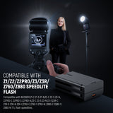NEEWER NB-Z1 PRO 7.2V/3000mAh Replacement Li ion Battery for Flash Speedlite, view 4