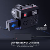 NEEWER NC-Q6 Power Adapter and Power Cord Set for Q6, view 2