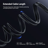 NEEWER NC-Q6 Power Adapter and Power Cord Set for Q6, view 3