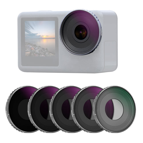 NEEWER FL-A7 5-Pack ND/CPL Filter Set for DJI Osmo Action 3