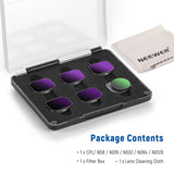 NEEWER FL-DM3 6-Pack Aluminum ND Filter Set for DJI Mini 3/Mini 3 Pro, view 2