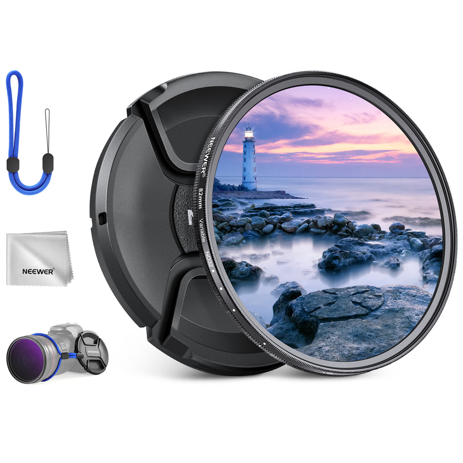 NEEWER ND2-32 (1-5 Stops) Variable ND Filter with Lens Cap