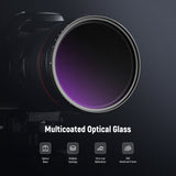 NEEWER ND2-400 (1-9 Stops) Variable ND Filter with Lens Cap, view 4