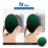 NEEWER ND2-ND32 Magnetic Variable Filter, view 2