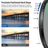 NEEWER ND2-ND400 True Colors Variable Filter, view 3