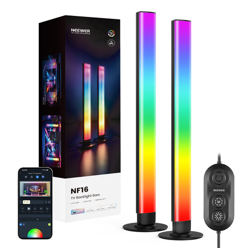 NEEWER NF16 RGB IC CW LED TV Smart Light Bars