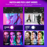 NEEWER NK800 24"x24"/60x60cm RGB Softbox Lighting Kit with App Control, view 5
