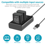 NEEWER 2-Pack NP-FW50 Sony Replacement Battery Charger Set, view 3