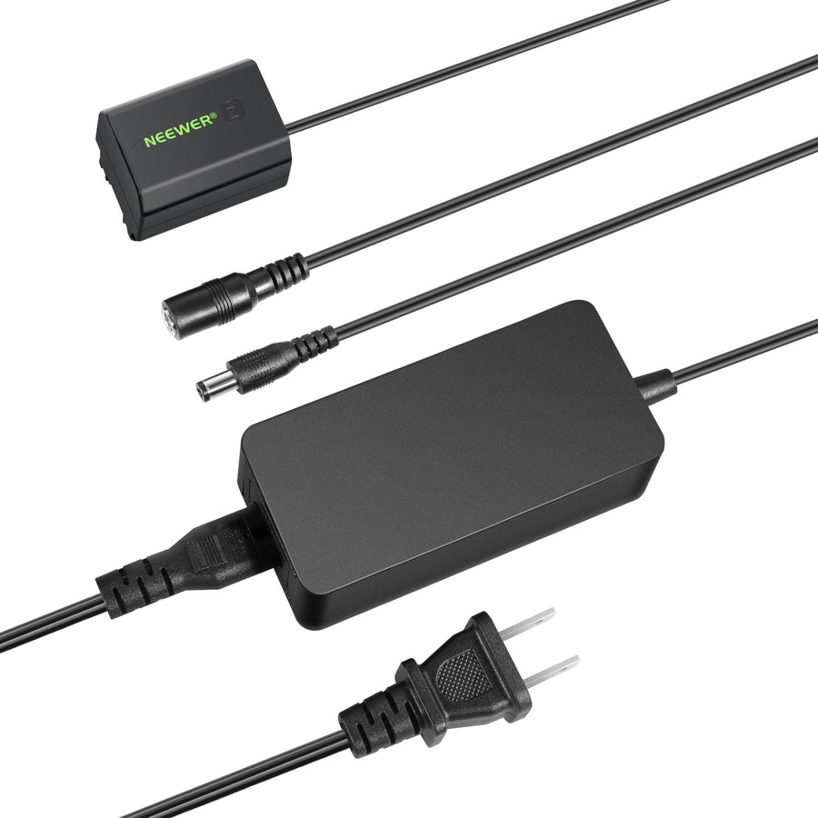 NEEWER NP-FZ100 Sony DC Coupler Dummy Battery Charger Set