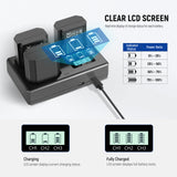 NEEWER 3 Pack NP-FZ100 Sony Replacement Battery and Charger Set, view 4