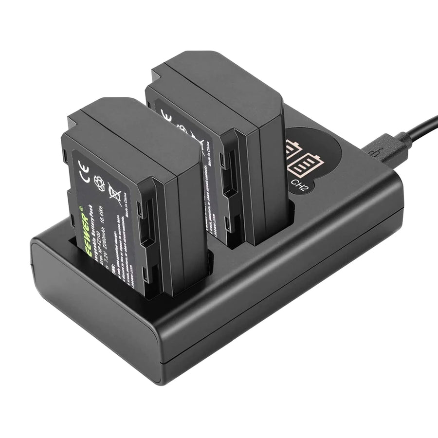 NEEWER NP-FZ100 Sony Replacement Battery Charger Set