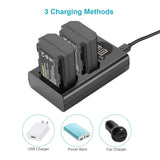 NEEWER NP-FZ100 Sony Replacement Battery Charger Set, view 4