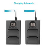 NEEWER NP-FZ100 Sony Replacement Battery Charger Set, view 6