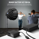 NEEWER NT-Q4 Dummy Battery Kit For Q4/Q4PRO, view 2