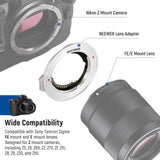 NEEWER NW-ETZ Camera Autofocus Adapter Ring for Nikon, view 2
